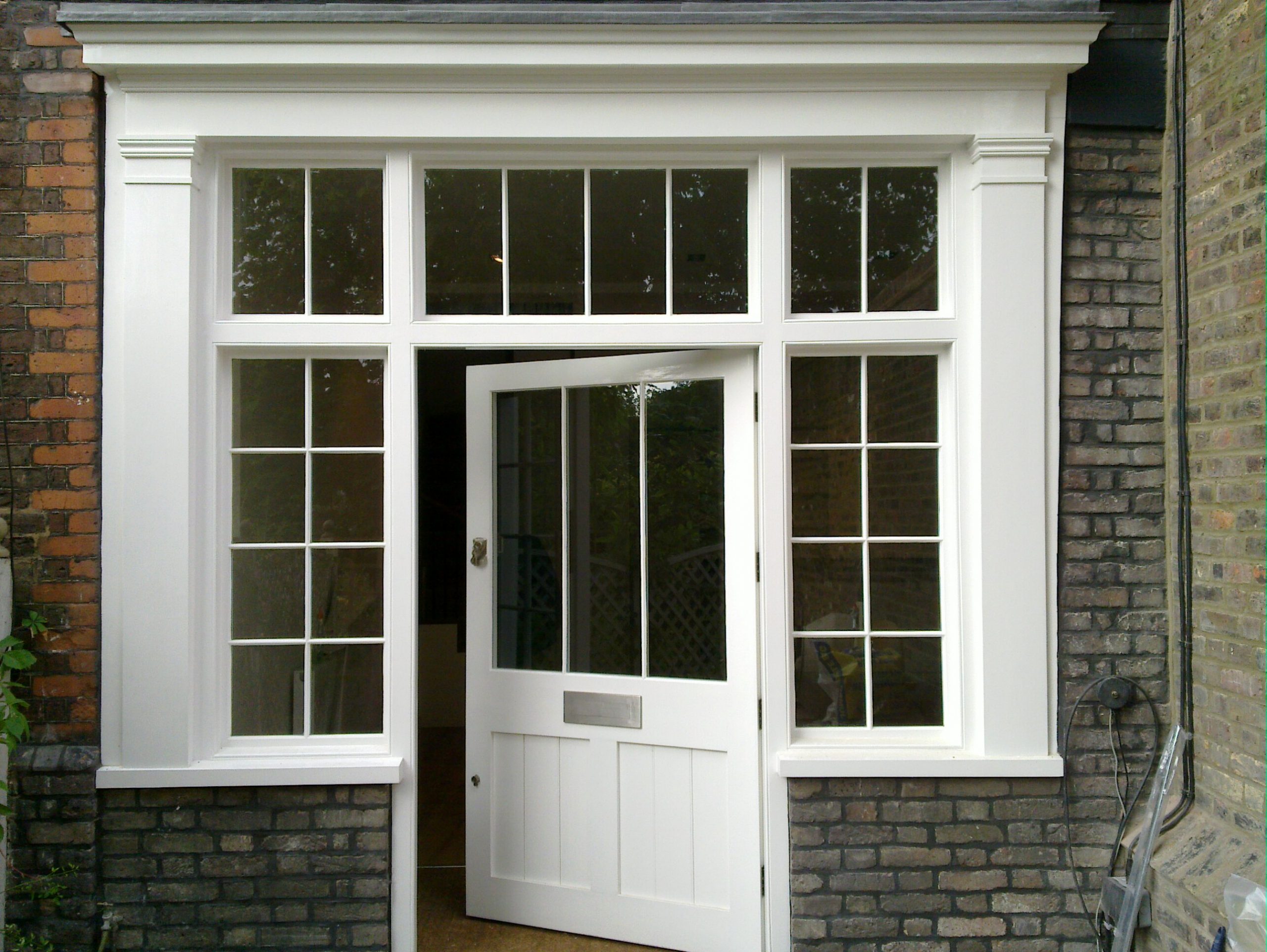 front door repainted